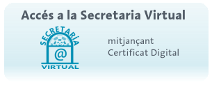 Acceso a la secretaría virtual certificado digital.